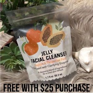 NEW-FULLY SEALED-Papaya & Tangerine Peel-Jelly Facial Cleanser 1.7 fl oz.